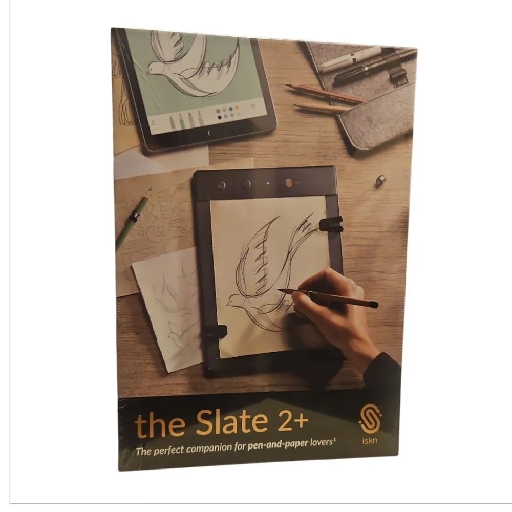 NWT SLATE 2+ | Pencil and Paper Graphic Tablet in Black